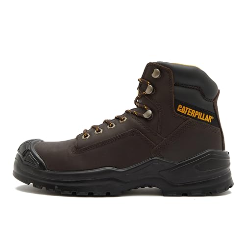 Caterpillar CAT Safety Footwear Mid S3 Herrenstiefel, Schwarz, braun, 44 EU von Caterpillar