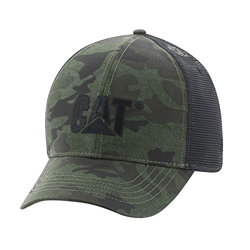 Caterpillar Herren Cap mit erhabenem Logo Baseballkappe, Night Camo, Einheitsgröße von Caterpillar