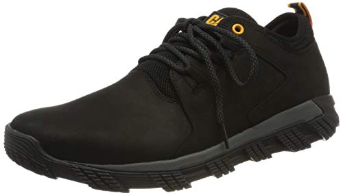 Caterpillar Herren Electroplate Leather Sneaker, Schwarz (Black P723551) von Caterpillar