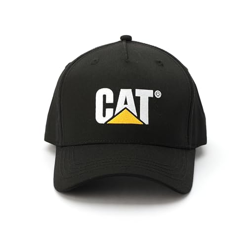 Caterpillar Herren Katze Baseball Cap mit Logo Hut, Schwarz, Einheitsgröße von Caterpillar