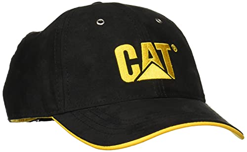 Caterpillar Herren Markenzeichen Microsuede Cap, schwarz, Einheitsgröße von Caterpillar