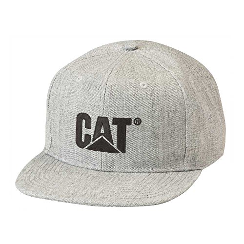 Caterpillar Herren Sheridan Flat Bill Cap Baseballkappe, grau meliert, Einheitsgröße von Caterpillar