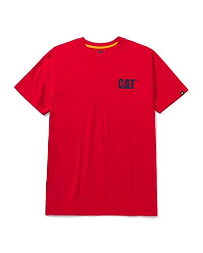 Caterpillar Herren-T-Shirt (Normale und große und große Größen), Hot Red Eclipse, XL von Caterpillar