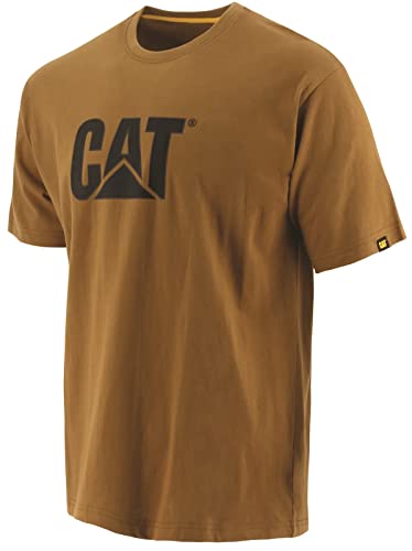 Caterpillar Herren Tm Logo Arbeits-T-Shirt, Bronze, X-Groß von Caterpillar