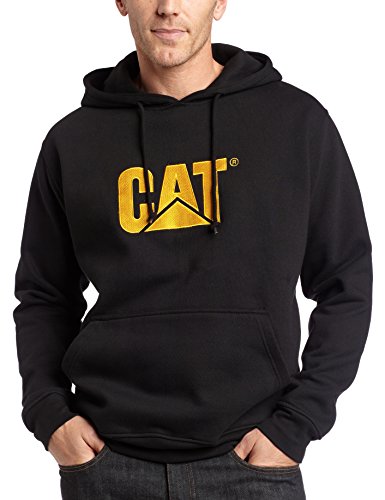 Caterpillar Herren Hoodie Trademark Kapuzenpullover, Schwarz, Large von Caterpillar