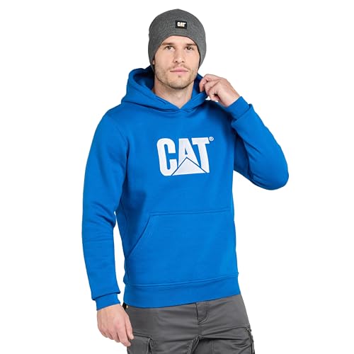 Caterpillar Herren Trademark Kapuzen Sweatshirt, Memphis Blue, Medium von Caterpillar