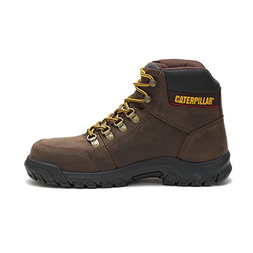 Caterpillar Men's Outline Steel Toe Work Boot, Seal Brown, 14 M US von Caterpillar