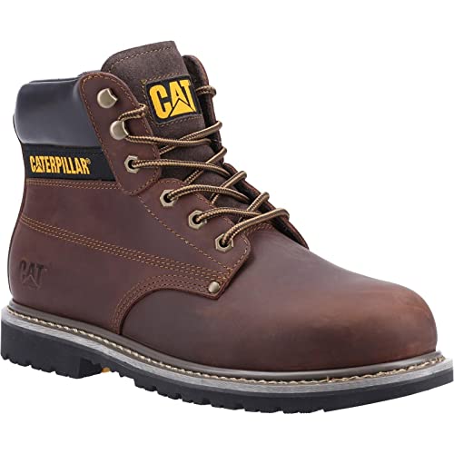 Caterpillar Mens Powerplant S3 GYW Safety Boot Brown Size UK 7 EU 41, oxPOWERPLANT-MARRON-41 von CAT