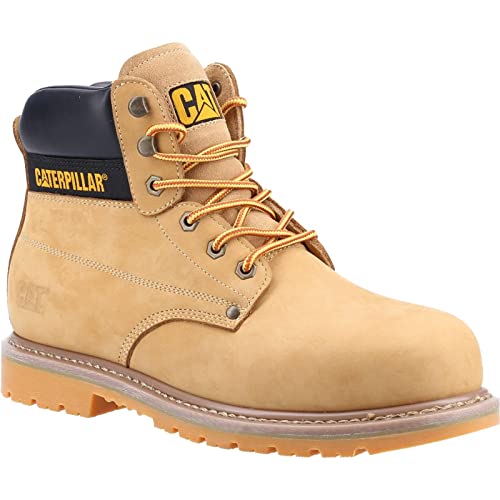 Caterpillar Powerplant S3 Herren Stiefel, Gelb, honig, 47 EU von Caterpillar