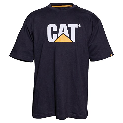 Caterpillar Trademark Logo T-Shirt Black Size UK EU Sml von Caterpillar