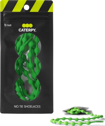 Caterpy RUN - Ultimative schnürsenkelfreie Schuhe für Erwachsene und Kinder - Vielseitige und einfach zu verwendende Schnürsenkel - Kaktusgrün von Caterpy