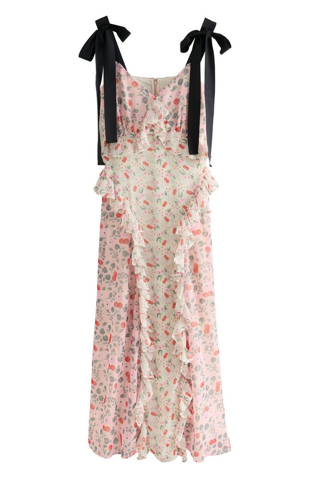 Cath Kidston Maxikleid Cath Kidston Maxikleid mit Rüschen (1-tlg) von Cath Kidston