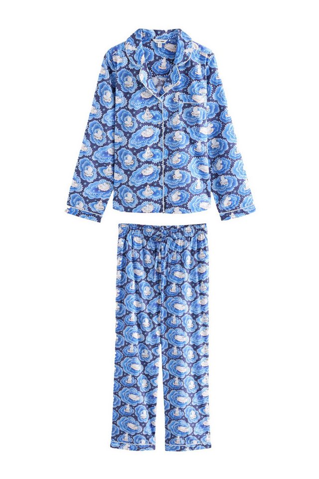 Cath Kidston Pyjama Cath Kidston geknöpfter Moomins Schlafanzug (2 tlg) von Cath Kidston