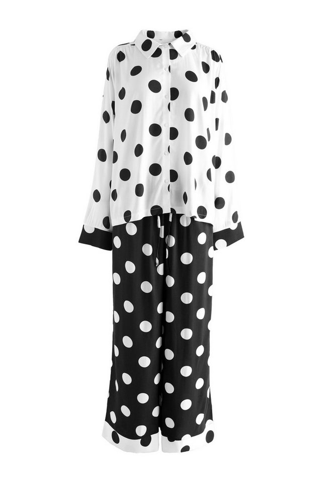 Cath Kidston Pyjama Cath Kidston getupfter Schlafanzug aus Webstoff (2 tlg) von Cath Kidston