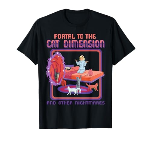 Portal To The Cat Dimension Lustiger Katzenkätzchenliebhaber für Herren und Damen T-Shirt Portal To The Cat Dimension Lustiger Katzenkätzchenliebhaber für Herren und Damen T-Shirt von Catheads Club