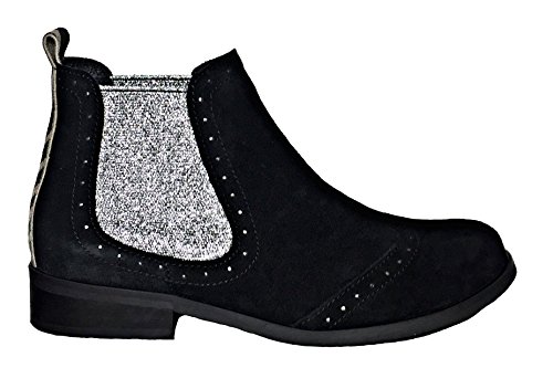 Catherine Parra Damen Disco Camaieu Stiefeletten, Schwarz (Noir) von Catherine Parra