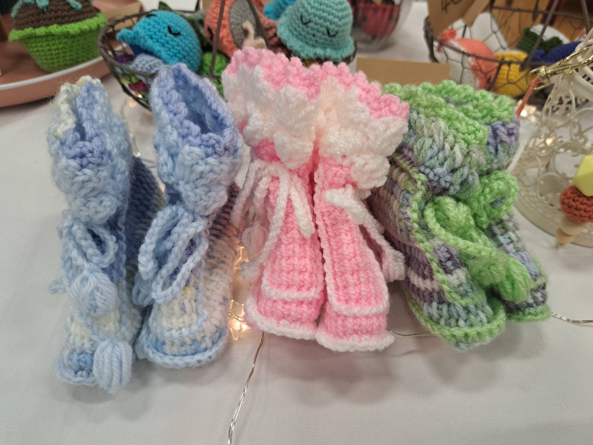 Babyschuhe Tunesisch Gehäkelt Handmade Babyschuhe Tunesisch Gehäkelt Handmade von CathleenDIY
