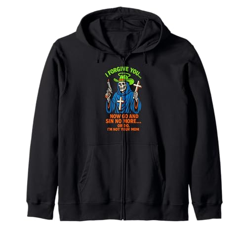Christian Humor Sin No More Or Do Fun Damen Religiös Kapuzenjacke Christian Humor Sin No More Or Do Fun Damen Religiös Kapuzenjacke von Catholic Holy Humor Christian Spiritual Clothing