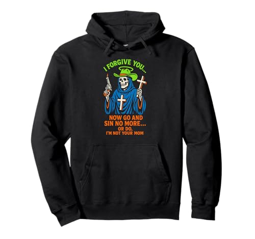 Christian Humor Sin No More Or Do Fun Damen Religiös Pullover Hoodie Christian Humor Sin No More Or Do Fun Damen Religiös Pullover Hoodie von Catholic Holy Humor Christian Spiritual Clothing