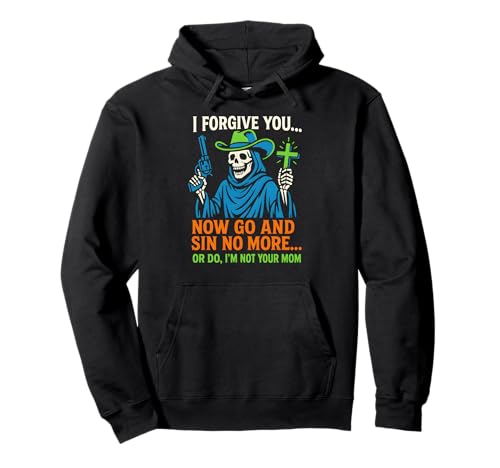 Christian Humor Sin No More Or Do Fun Damen Religiös Pullover Hoodie Christian Humor Sin No More Or Do Fun Damen Religiös Pullover Hoodie von Catholic Holy Humor Christian Spiritual Clothing