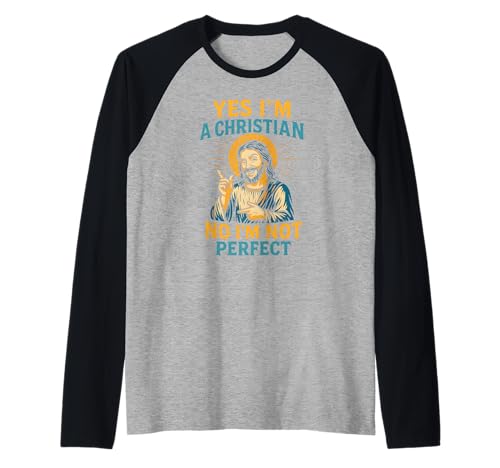 Christlicher Humor Not Perfect Cool Herren Religiöser Glaube Raglan Christlicher Humor Not Perfect Cool Herren Religiöser Glaube Raglan von Catholic Holy Humor Christian Spiritual Clothing