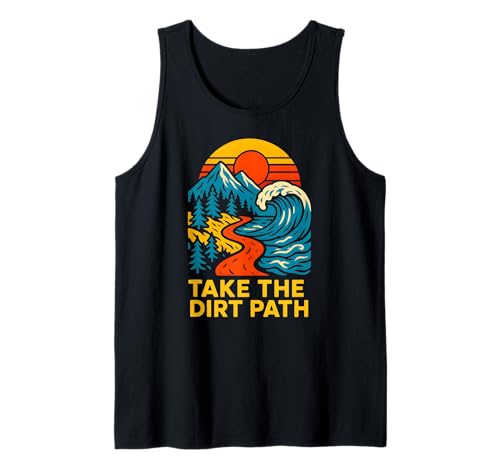 Outdoor Take The Dirt Path Vintage Herren Christian Faith Tank Top Outdoor Take The Dirt Path Vintage Herren Christian Faith Tank Top von Catholic Holy Humor Christian Spiritual Clothing