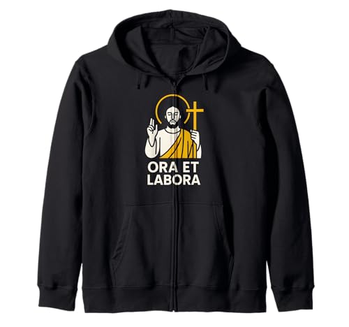 Catholic Ora et Labora Vintage Herren Chirurgie Recover Kapuzenjacke Catholic Ora et Labora Vintage Herren Chirurgie Recover Kapuzenjacke von Catholic Patient Hospital Surgery Recovery Apparel