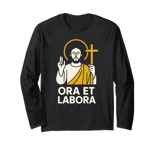 Catholic Ora et Labora Vintage Herren Chirurgie Recover Langarmshirt Catholic Ora et Labora Vintage Herren Chirurgie Recover Langarmshirt von Catholic Patient Hospital Surgery Recovery Apparel