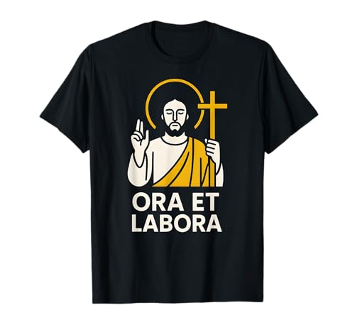 Catholic Ora et Labora Vintage Herren Chirurgie Recover T-Shirt Catholic Ora et Labora Vintage Herren Chirurgie Recover T-Shirt von Catholic Patient Hospital Surgery Recovery Apparel