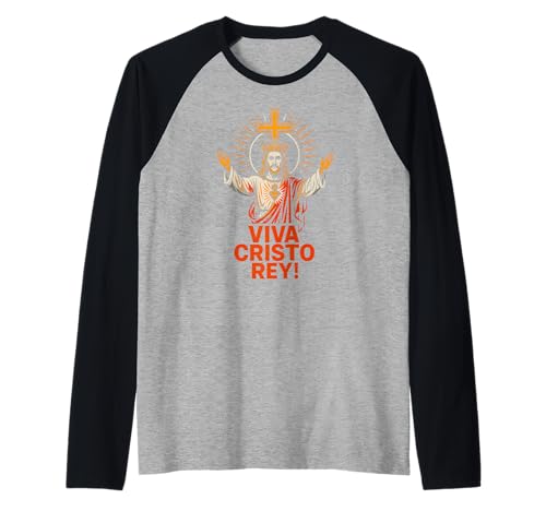 Catholic Pride Viva Cristo Rey Vintage Herren Get Well Raglan Catholic Pride Viva Cristo Rey Vintage Herren Get Well Raglan von Catholic Patient Hospital Surgery Recovery Apparel