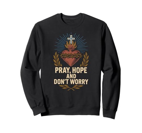 Pray Hope Don't Worry Vintage Herren Recovery Bekleidung Sweatshirt Pray Hope Don't Worry Vintage Herren Recovery Bekleidung Sweatshirt von Catholic Patient Hospital Surgery Recovery Apparel