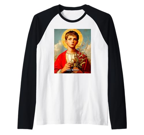 Katholische Heilige | St. Tarcisius | katholisches Design Frauen Geschenk Raglan Katholische Heilige | St. Tarcisius | katholisches Design Frauen Geschenk Raglan von Catholic Saints Gift Tees