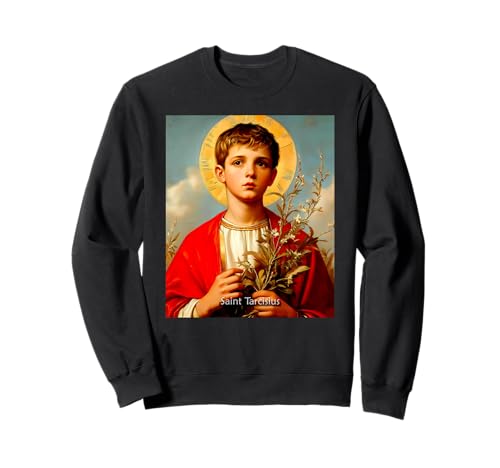 Katholische Heilige | St. Tarcisius | katholisches Design Frauen Geschenk Sweatshirt Katholische Heilige | St. Tarcisius | katholisches Design Frauen Geschenk Sweatshirt von Catholic Saints Gift Tees