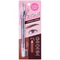 Cathy Doll - 2-Tone Eyebrow Pencil 02 Cherry Brown von Cathy Doll