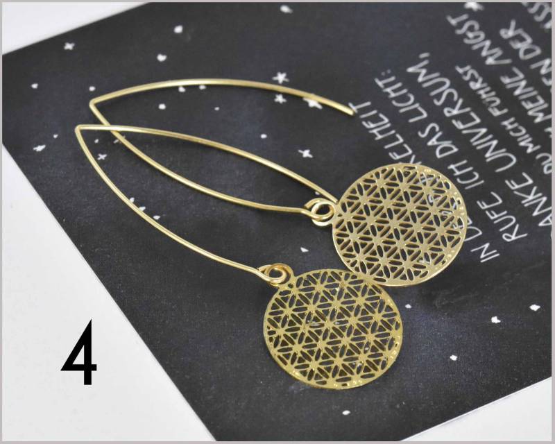 Blume Des Lebens Ohrringe Blume Des Lebens Ohrringe von CathyThicaNamaste