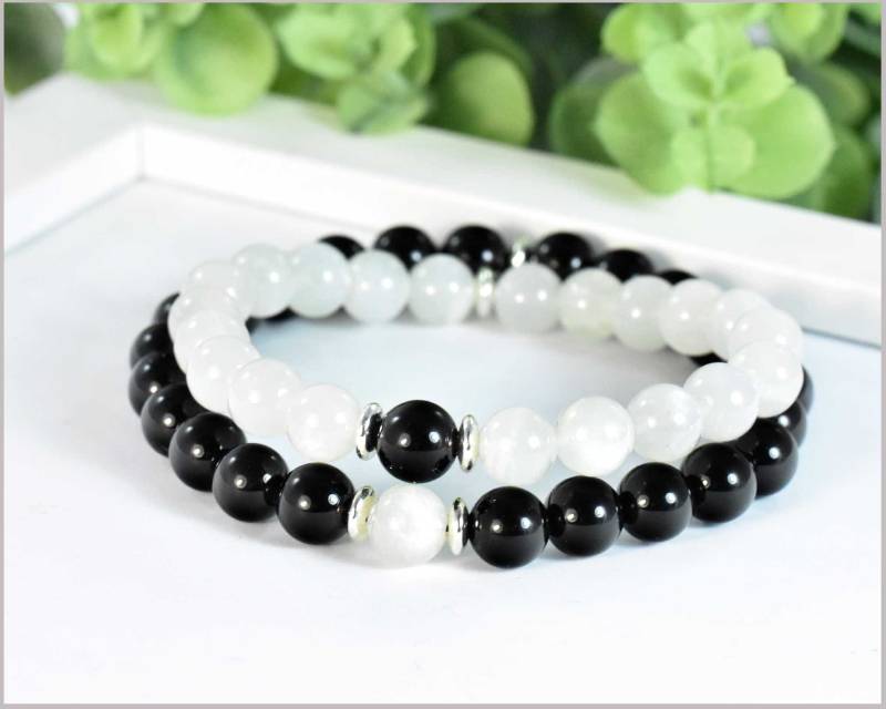 Edelstein Partnerarmband 2 Paar Für Sie Und Ihn Edelstein Partnerarmband 2 Paar Für Sie Und Ihn von CathyThicaNamaste