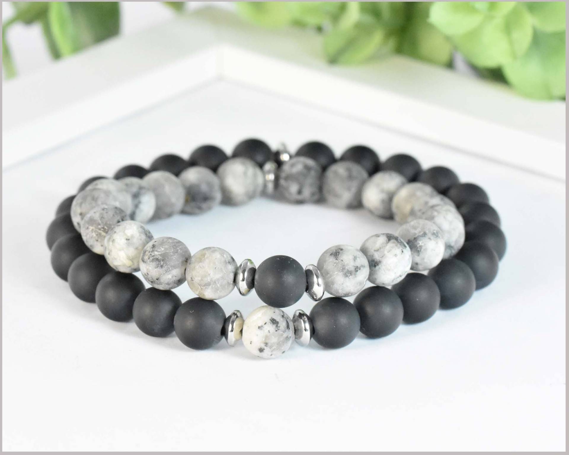 Edelstein Partnerarmband 2 Paar Für Sie Und Ihn Edelstein Partnerarmband 2 Paar Für Sie Und Ihn von CathyThicaNamaste