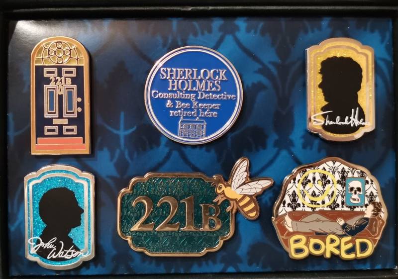 Sherlock Enamel Pin Complete Set von CathysArtPalace