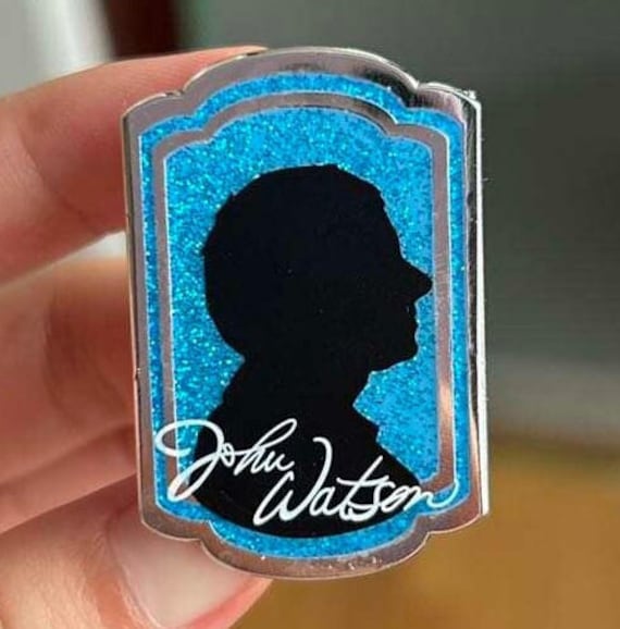 Sherlock Enamel Pin - "John Silhouette" Glitter Sherlock Enamel Pin - "John Silhouette" Glitter von CathysArtPalace