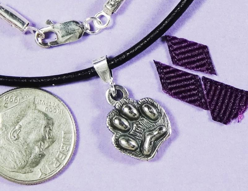 sterling Silber Kätzchen Pfote Halskette Katzen-Liebhaber Geschenk sterling Silber Kätzchen Pfote Halskette Katzen-Liebhaber Geschenk von CatofMine