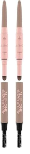 Catrice All In One Brow Perfector, Augenbrauenstift, Nr. 010, Braun, langanhaltend, abdeckend, definierend, natürlich, vegan, ohne Mikroplastikpartikel, Nanopartikel frei, ohne Parfüm, 2er Pack (0.4g) Catrice All In One Brow Perfector, Augenbrauenstift, Nr. 010, Braun, langanhaltend, abdeckend, definierend, natürlich, vegan, ohne Mikroplastikpartikel, Nanopartikel frei, ohne Parfüm, 2er Pack (0.4g) von Catrice
