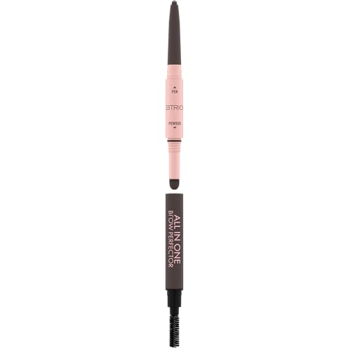 Catrice All In One Brow Perfector, Augenbrauenstift, Nr. 030, Braun, langanhaltend, abdeckend, definierend, natürlich, vegan, ohne Mikroplastikpartikel, Nanopartikel frei, ohne Parfüm, 1er Pack (0.4g) von Catrice