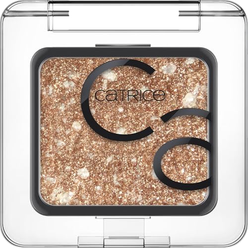 Catrice Art Couleurs Eyeshadow, Lidschatten, Nr. 350 Frosted Bronze, braun, farbintensiv, intensiv, metallisch, schimmernd, vegan, Mikroplastik Partikel frei, Nanopartikel frei (2,4g) von Catrice