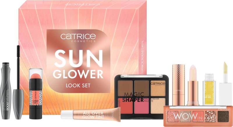 Catrice Augen-Make-Up-Set SUNGLOWER LOOK SET, 1-tlg., 7 Produkte für einen sonnenverwöhnten Teint, mit warmen Tönen, vegan. von Catrice