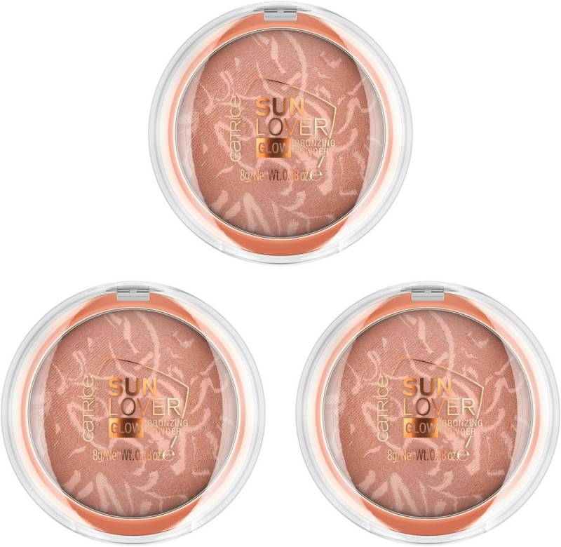 Catrice Bronzer-Puder Sun Lover Glow Bronzing Powder, 3-tlg., mit marmorierter Textur von Catrice