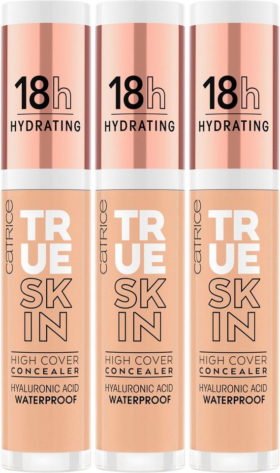 Catrice Concealer True Skin High Cover Concealer, 3-tlg., mit Hyaluronsäure von Catrice