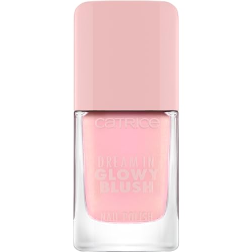 Catrice Dream In Glowy Blush Nail Polish, Nr. 080, Pink, langanhaltend, schimmernd, acetonfrei, vegan, ohne Mikroplastikpartikel, ohne Konservierungsstoffe, 1er Pack (10.5ml) von Catrice