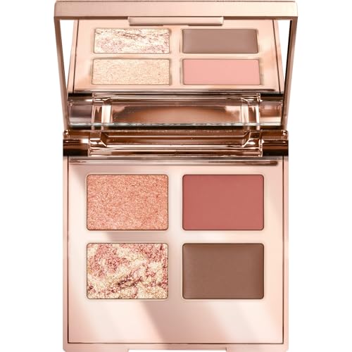 Catrice ESPRESSO YOURSELF Eyeshadow Quattro, Lidschatten, Nr. C01, Braun, 4 Braun-Töne, glänzend, intensiv, vegan, ohne Mikroplastikpartikel, Nanopartikel frei, ohne Parfüm, 1er Pack (5.6g) von Catrice