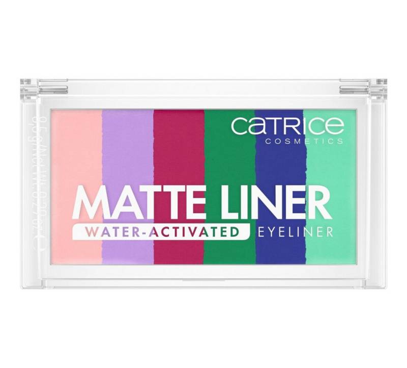 Catrice Eyeliner Matte Liner Water-Activated Eyeliner, Vegane wischfeste Textur mit leuchtenden Farben. von Catrice