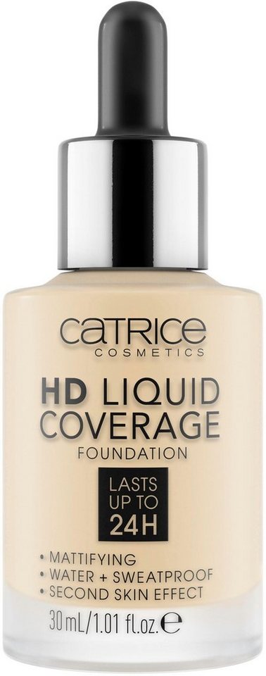 Catrice Foundation HD Liquid Coverage Foundation, mit leichter Textur von Catrice
